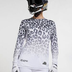 DHARCO Women's Leopard Print Jersey - AMAURY PIERRON Signature Edition- LARGE